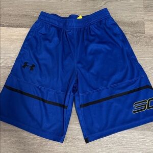Under Armour Boys Steph Curry Shorts elastic waist, Size Youth XL